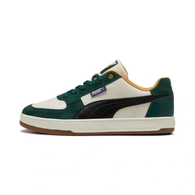 Afbeelding van Puma Caven 2.0 Greenside Unisex Sneakers laag, Maat: 37, Dark myrtle/peaceful blue/alpine snow Leer/ synthetisch