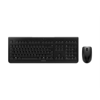 Image de CHERRY DW 3000 Ensemble clavier et souris sans fil 2.4 GHz Tchèque/Slovaque commutateur : LPK noir