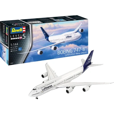 Afbeelding van Revell 03891 Boeing 747 8 Lufthansa New Livery Vliegtuig (bouwpakket) 1:144