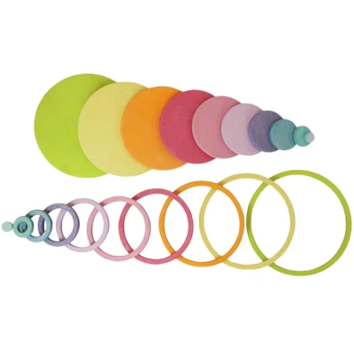 Afbeelding van Grimm&#039;s cirkels en ringen pastel 2x10st