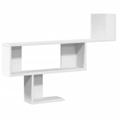 Afbeelding van vidaXL Wandschap 100x15x70 cm bewerkt hout wit