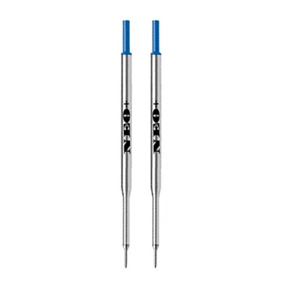 Afbeelding van NEO+ Set van 2 balpenvullingen compatibel met PaperMate (blauwe inkt)