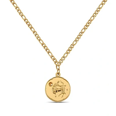Afbeelding van GD GOOD.designs EST. 2015 gouden geboortesteen ketting voor vrouwen 18K sterrenbeeld hanger