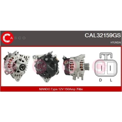 Afbeelding van CASCO CAL32159GS Dynamo / Alternator 12V 150A