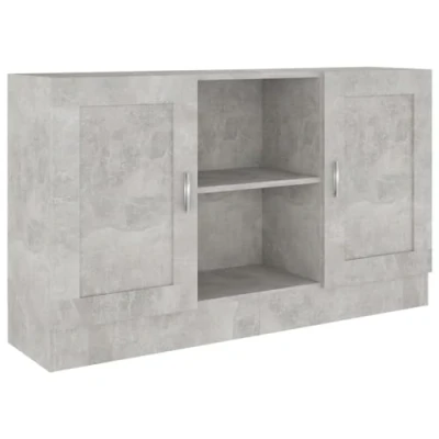 Afbeelding van vidaXL Dressoir, composiethout, 120 x 30,5 70 cm, betongrijs
