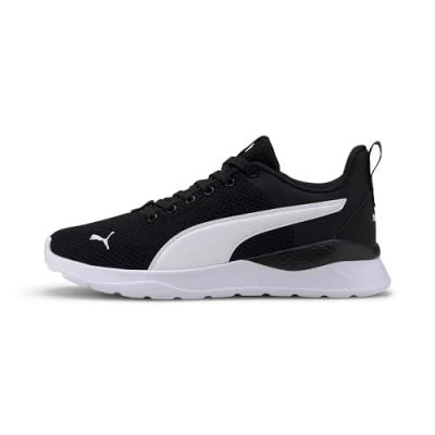 Image de Puma Mixte Anzarun Lite Sneakers Teenager Basket, Black White, 37.5 EU