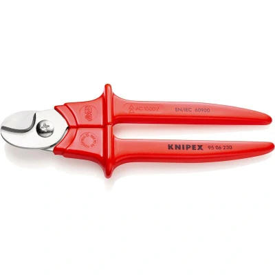 Image de KNIPEX 95 06 230 pattes coupe câbles plastifiées isolées VDE mm