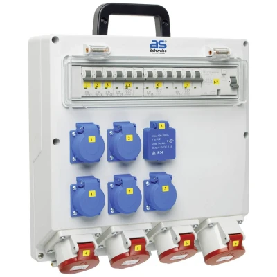 Afbeelding van AS Schwabe CEE stroomverdeler FIXO 14D MAX 61525 400 V 32 A