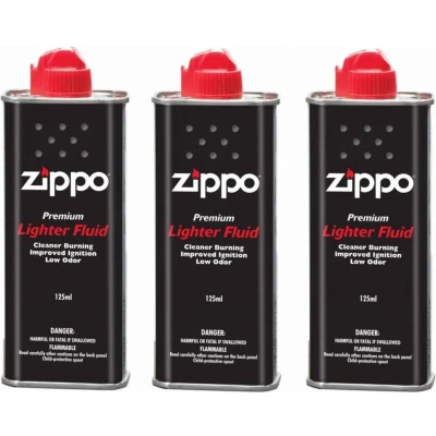 Afbeelding van Zippo Originele Benzine Vloeistof 125 ML 3 stuks