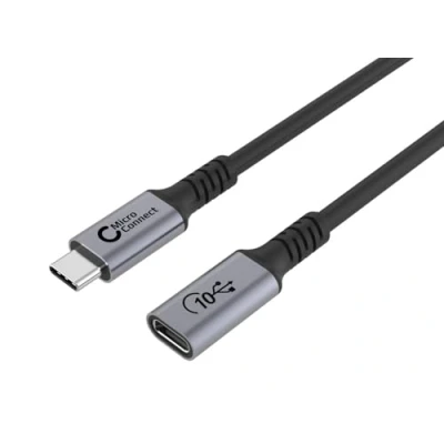 Afbeelding van Microconnect W126988096 USB kabel 2 m USB4 Gen 2x2 C Zwart, Grijs