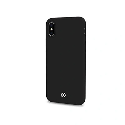 Afbeelding van celly feeling silicone back cover geschikt voor Apple iphone x max / xs zwart
