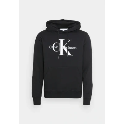 Afbeelding van Calvin Klein Jeans CORE Monogram Hoodie Sweater, Dames, Maat: XL, Black