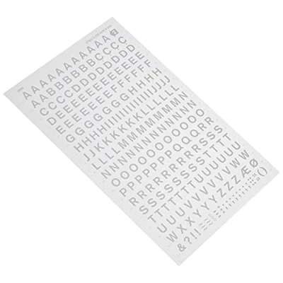 Afbeelding van Apli DDB2F witte hoofdletters 6 mm 258 tekens