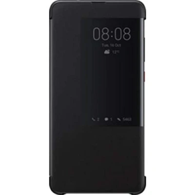Afbeelding van Smart View Flip Cover Huawei Mate 20 Zwart