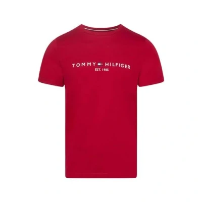 Afbeelding van Tommy Hilfiger Logo Tee T shirt heren (1 stuk)