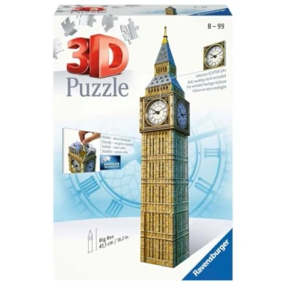 Afbeelding van Ravensburger Big Ben met klok 3D puzzel gebouw van 216 stukjes