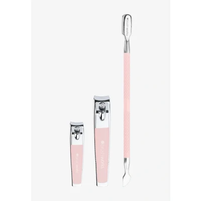 Afbeelding van Brushworks Manicure SET Nagelverzorgingsset, Dames, Maat: One Size, Pink &amp; silver