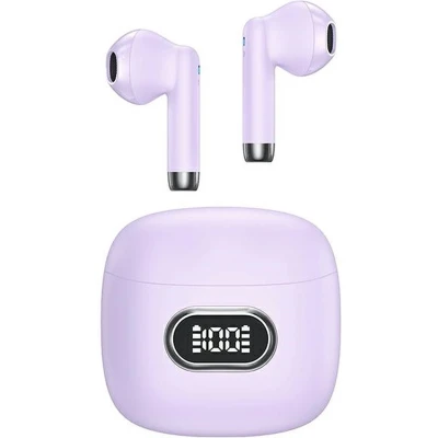 Afbeelding van USAMS Bluetooth 5.3 TWS IA II serie hoofdtelefoon draadloos paars/paars BHUIAII03 (USAMS IAII15)