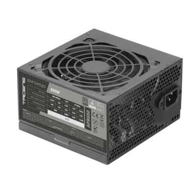 Image de Tacens Anima APB650, Alimentation PC ATX 650W, Certificat 80Plus Bronze 85%, Efficacité Technologies SMD et DC DC, Ventilateur Ultra Silencieux 12cm, Câbles Plats Extra Longs, Noir