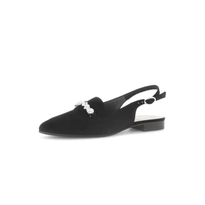 Afbeelding van Gabor Slingback ballerina ́s, Dames, Maat: 41, Schwarz kristall Schoenen