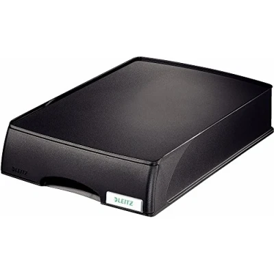 Afbeelding van Brievenbak Leitz Plus met lade A4 maxi zwart