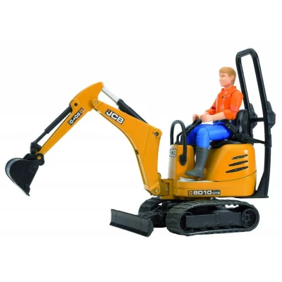 Afbeelding van BRUDER 62003 JCB 8010 CTS mini graafmachine geel