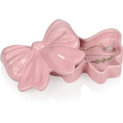 Afbeelding van Bitten sieradendoos Bow roze
