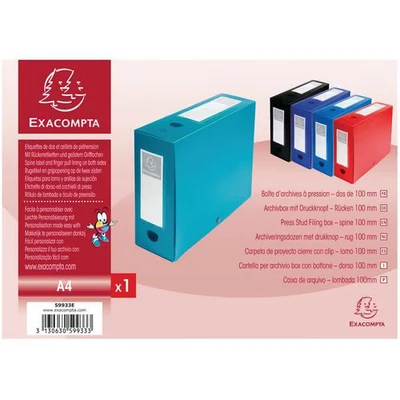 Image de Boite de classementà pression dos 100mm PP 7/10e opaque A4