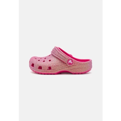 Afbeelding van Crocs Classic Iridescent Glitter Muiltjes voor kinderen, Maat: 34/35, Dragon fruit Kunststof