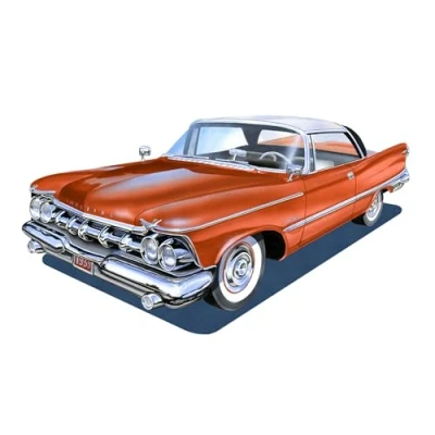 Afbeelding van 1:25 AMT 1136 Chrysler Imperial Hardtop Plastic Modelbouwpakket