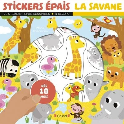 Image de Stickers épais Les animaux de la savane