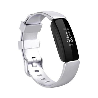 Afbeelding van Fitbit Inspire 2 &amp; Ace 3 Sportbandje met gesp Maat: Large Zilver