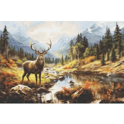 Afbeelding van Luca S The Greatness of Nature Petit Point borduren (pakket) G621