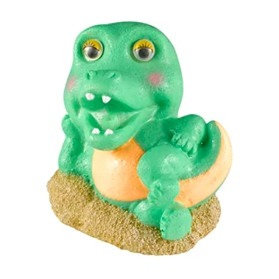 Afbeelding van Aqua Della Aquariumdecoratie Vissen Krokodil Action Air 7,3x6x7cm Meerkleurig 1st