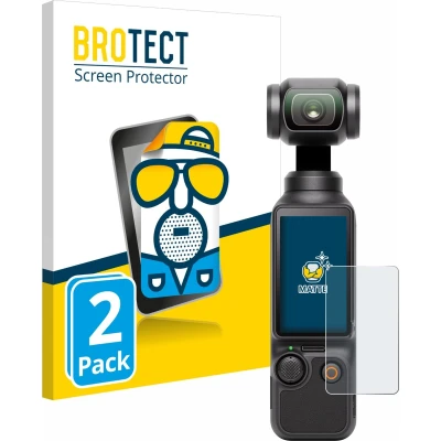 Afbeelding van BROTECT Screenprotector voor DJI Osmo Pocket 3 Folie Beschermfolie matte (2 Stuks)