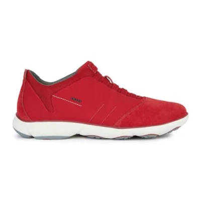 Afbeelding van Geox Sneakers laag, Heren, Maat: 42, Rot Leer