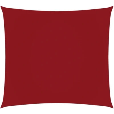 Afbeelding van vidaXL Zonnescherm vierkant 4x4 m oxford stof rood
