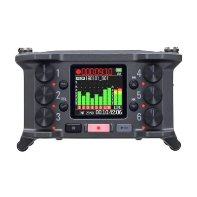 Image de Enregistreur audio de terrain avec 6 canaux 32 Bit Zoom F6 Noir