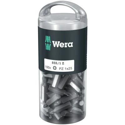 Afbeelding van Wera 1/4&quot; pozidrive bit pz1x25mm (100st)