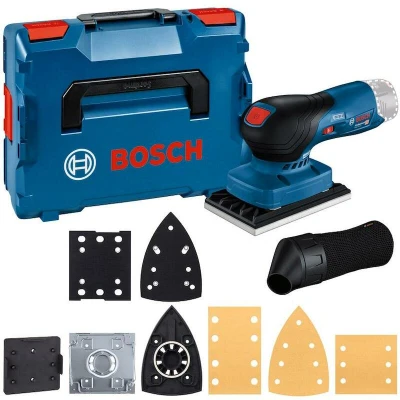Afbeelding van Bosch Professional GSS 12V 13 06019L0001 Accu vlakschuurmachine Zonder accu, lader 12 V 80 x 130 mm, 100 150 mm Aantal meegeleverde accus: 0