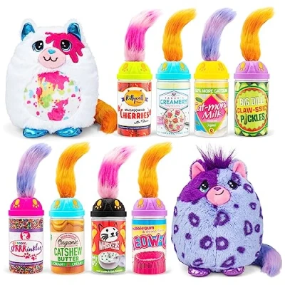 Afbeelding van Basic Fun 03939, verrassing, kat, pluche, golf 3, zacht speelgoed voor meisjes/jongens, pluche speelgoed, cadeau kinderen, vanaf 4 jaar, 1 stuk