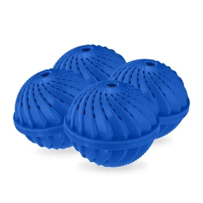 Afbeelding van Relaxdays wasbol set van 4 eco wasbal wasmachine zonder wasmiddel huidvriendelijk