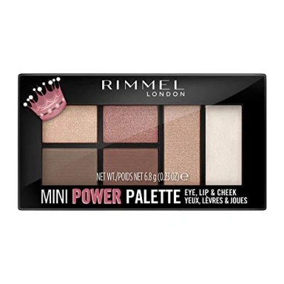 Afbeelding van Rimmel Mini Power Palette Eye, Lip &amp; Cheek Make up 003 Queen