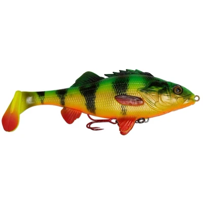 Afbeelding van Savage Gear 4D Perch Shad 12.5cm 25g SS 02 Firetiger Softbait