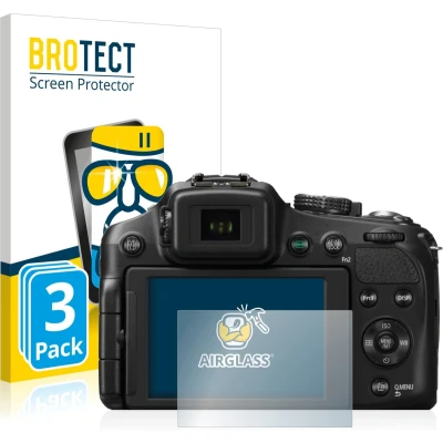 Afbeelding van BROTECT Screenprotector voor Panasonic Lumix DMC FZ200 Folie Beschermfolie Beschermglas transparant (3 Stuks)