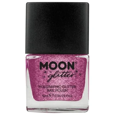 Afbeelding van Moon Glitter Holographic Nagellak, 14 ml, Roze