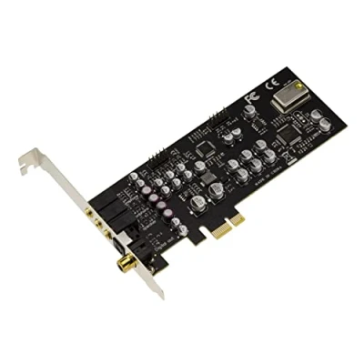 Afbeelding van KALEA INFORMATIQUE HiFi HD 7.1 geluidskaart 24 bit 192 kHz 100 dB op PCIe poort Oxygen CM8828 / CM9882A High en Low Profile