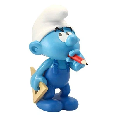 Afbeelding van Knutselmurf Verzamelfiguur kunsthars de smurfen Plastoy 12 cm