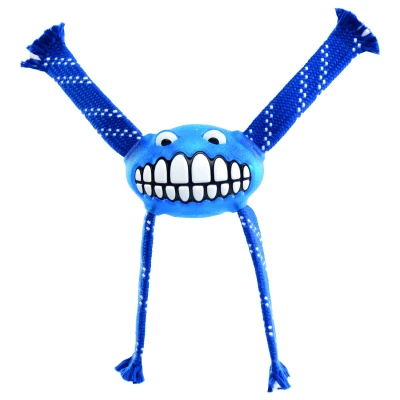Afbeelding van Rogz Grinz Flossy Blauw Hondenspeelgoed L