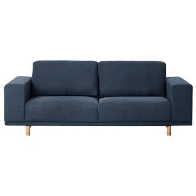 Afbeelding van NIVALA Driezitsbank Blauw Polyester